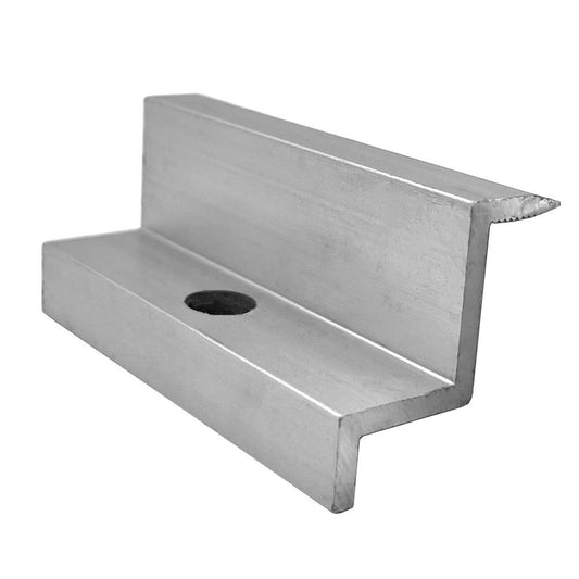 Endkleme fur Aluminium Flachdach a30 Grau 70mm