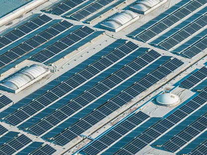 Aluminium 30° Flachdach montagesystem