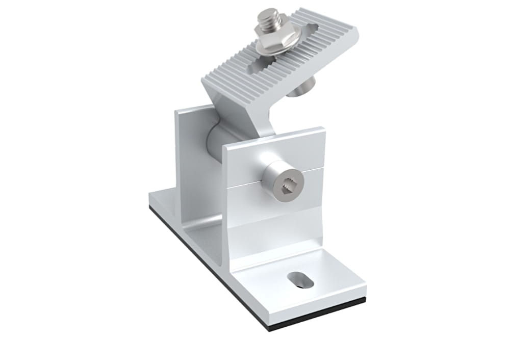 Verstellbare Konstruktion (Flachdach)  15-30° aus Aluminium