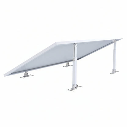 Verstellbare Konstruktion (Flachdach)  15-30° aus Aluminium