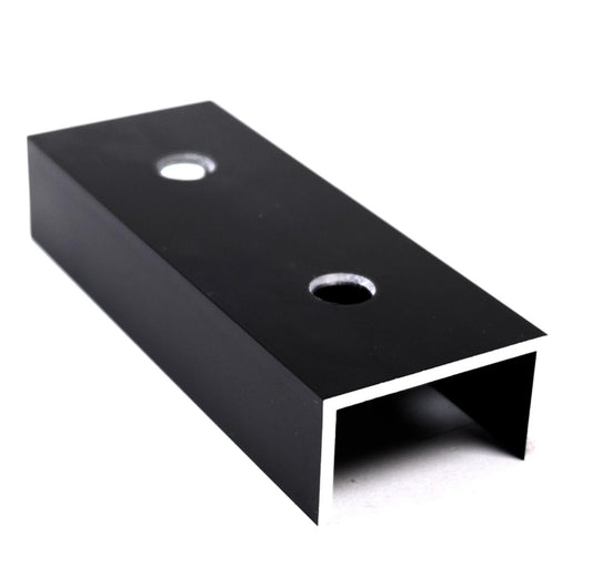 Profilverbinder 12cm Schwarz