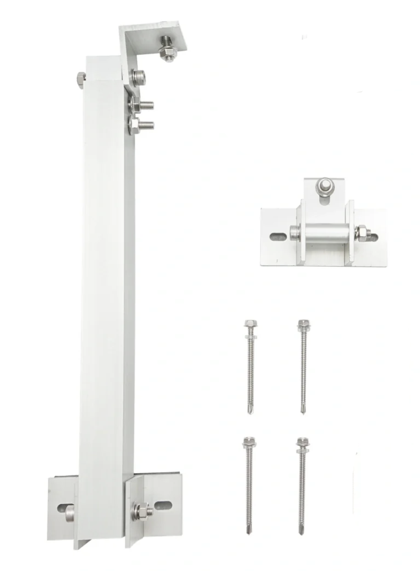 Verstellbare Konstruktion (Flachdach)  15-30° aus Aluminium