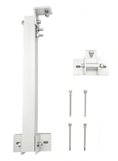 Verstellbare Konstruktion (Flachdach)  15-30° aus Aluminium