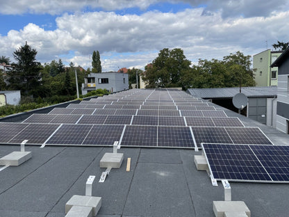 Aluminium 30° Flachdach montagesystem