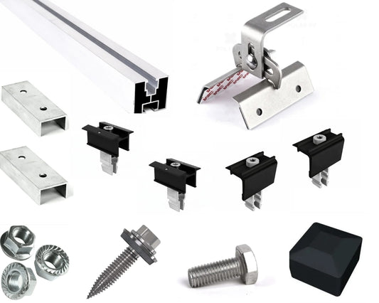 Verstellbare Halterung für Trapezblech