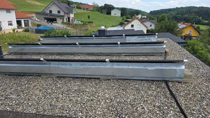 Aluminium 30° Flachdach montagesystem