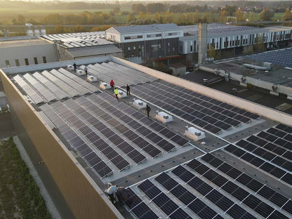 Aluminium 30° Flachdach montagesystem