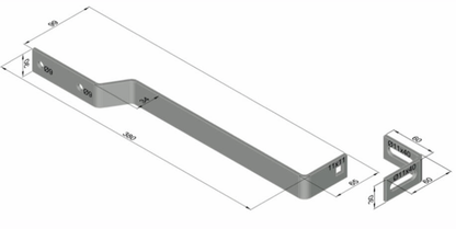 Dachhaken Verstellbar für Biberschwanz