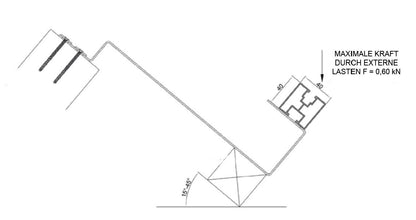 Dachhaken für Biberschwanz Doppeldeckung Edelstahl  a2