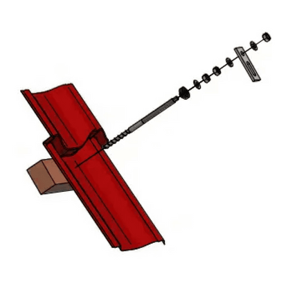 M10 Montageadapter fur Stockschrauben