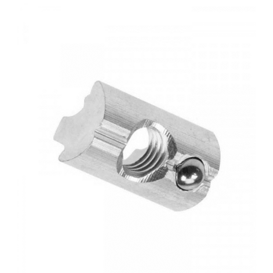 Alu Nutenstein M8 mit Federkugel 100 stk